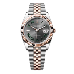 Rolex Datejust M126331-0016 41mm Wimbledon Demi Rose Gold Steel Replica 1:1 - Top Quality Version